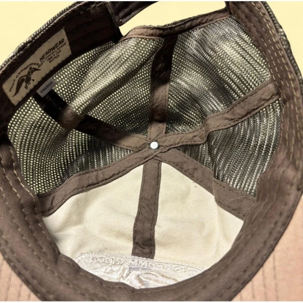 Duck Commander Arise Kill Eat Tan Brown Mesh‎ Trucker Hat Hunting Baseball Cap